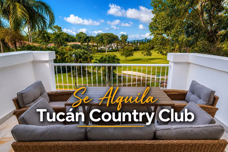 SE ALQUILA | TUCÁN COUNTRY CLUB | 188 m² | VISTA AL CAMPO DE GOLF | AMOBLADO