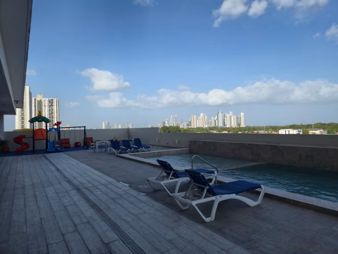 Apartamento amoblado 2 habitaciones, parque lefevre