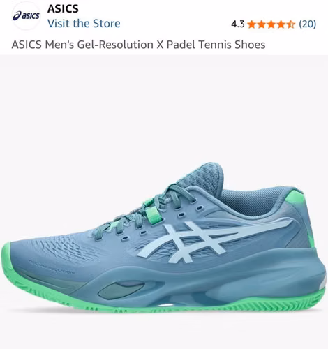 ASICS Men's Gel-Resolution X Padel Tennis Shoes