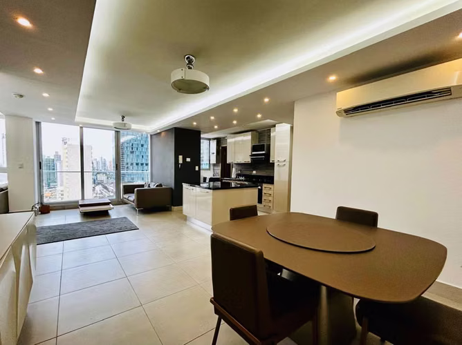 Apartamento en venta en Obarrio con planta eléctrica total