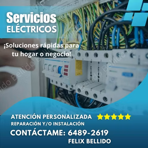 Electricista independiente / Rápido y seguro