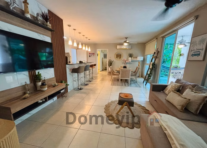 APARTAMENTO PLANTA BAJA BIJAO  AMOBLADA CON TERRAZA