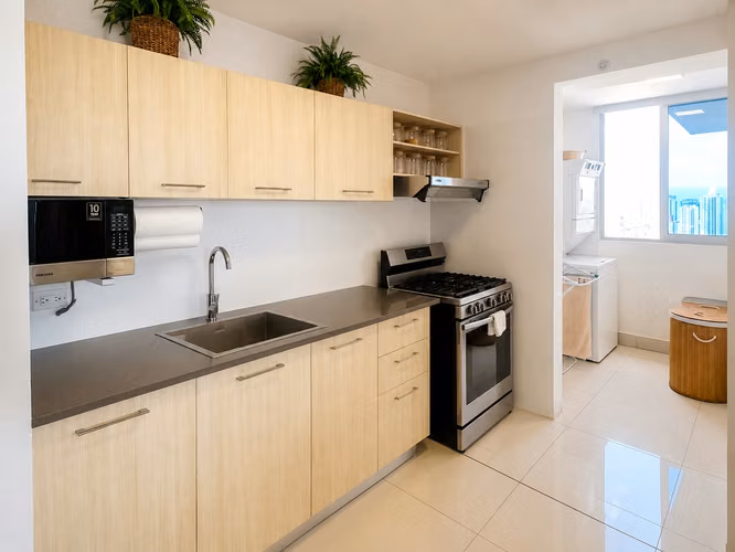 ALQUILER DE APARTAMENTO | Con acceso al Parque Omar | Amoblado | Línea blanca completa IP