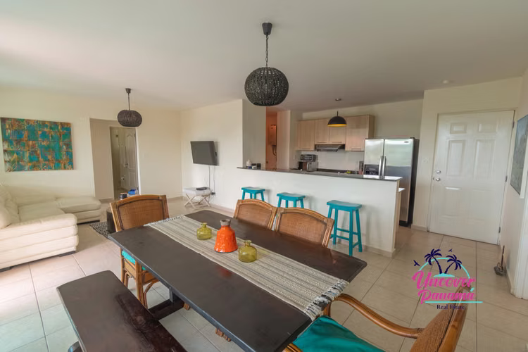 Apartamento Amoblado de 3 Recámaras en Venta en Rodman, Bijao Beach Club &amp; Residences