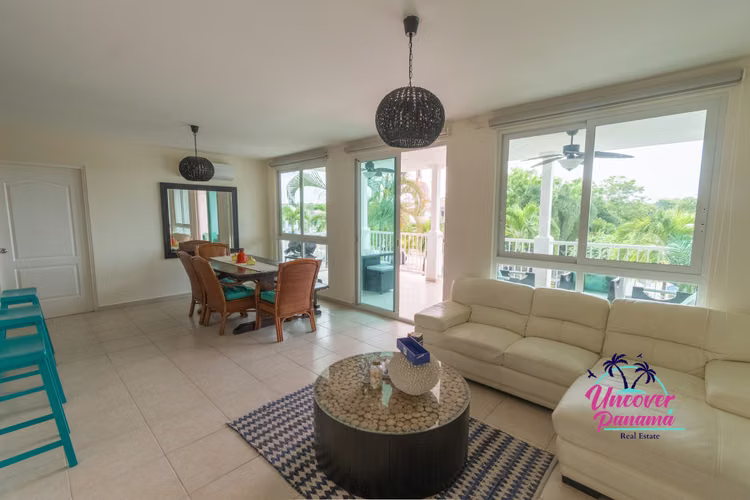 Apartamento Amoblado de 3 Recámaras en Venta en Rodman, Bijao Beach Club &amp; Residences