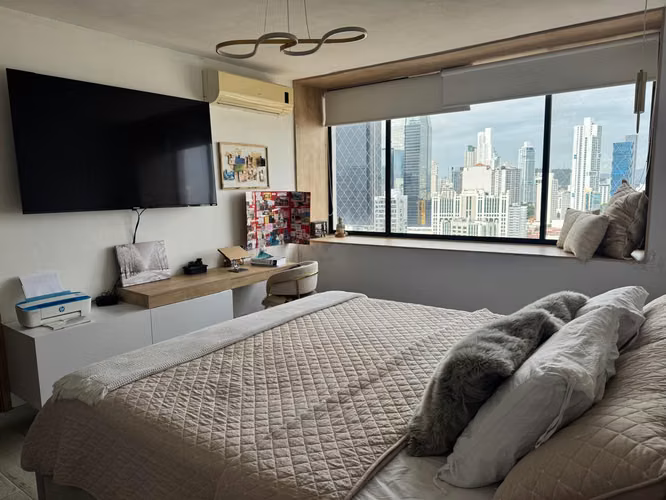 ALQUILER  O VENTA DE APARTAMENTO AMOBLADO O CON LÍNEA BLANCA EN PH BRISAS OBARRIO