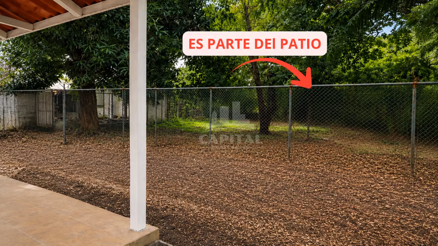 CASA EN VENTA EN CERRO VIENTO CON GRAN PATIO Y GAZEBO