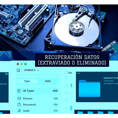 Recuperacion de datos, disco duro ssd usb tarjeta sd micro sd