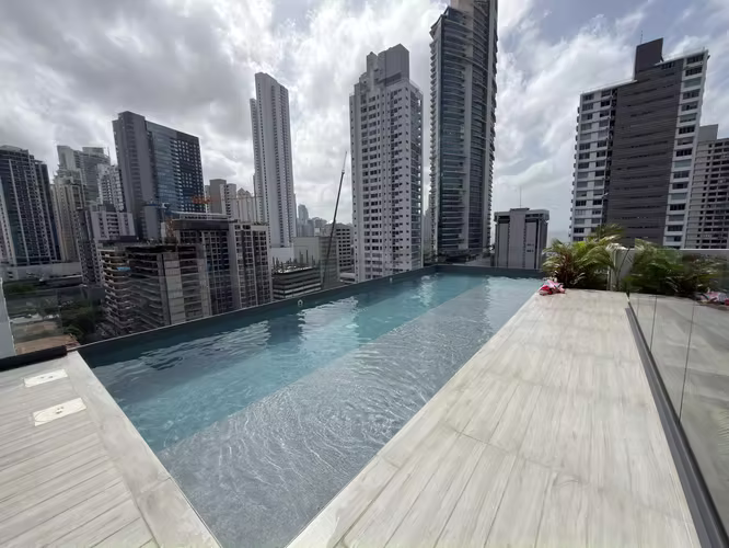Alquilo apartamento en Bella Vista, amueblado, 1 recamara, a pasos de Ave, Balboa.