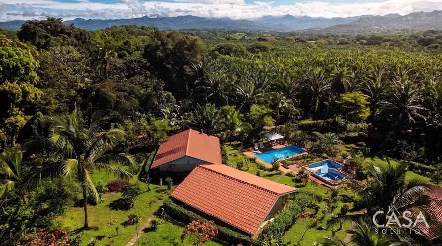 Propiedad Llave en Mano con Casa Principal, 6 Estudios y Piscina en Venta en Las Lajas, Chiriquí
