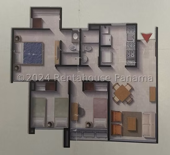 Se Vende Apartamento en El Bosque LA25-1236