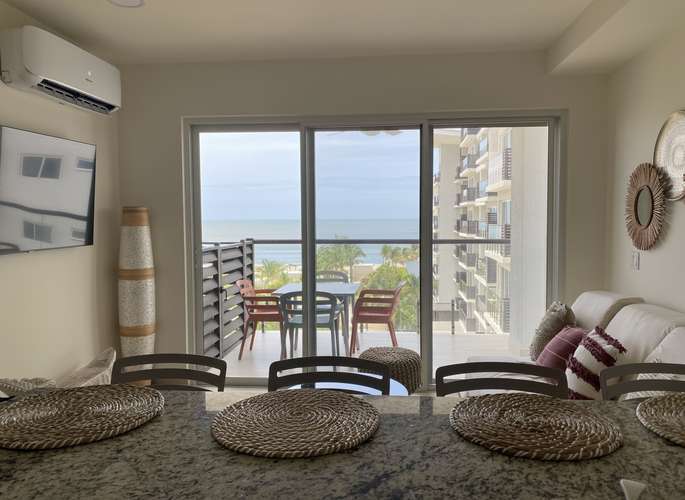 Apartamento frente al mar en Playa Caracol Ventanas del Mar, 2 recámaras, vista al mar - Imagen 3