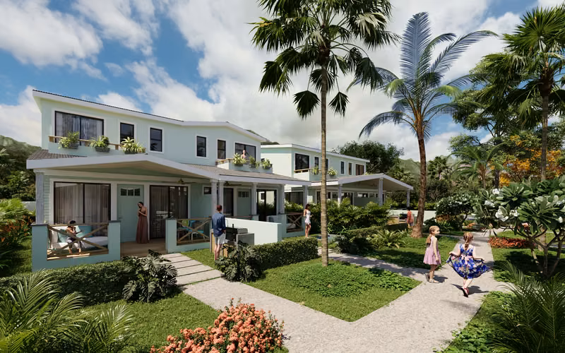 Margaritaville Cottages en Venta en Playa Caracol