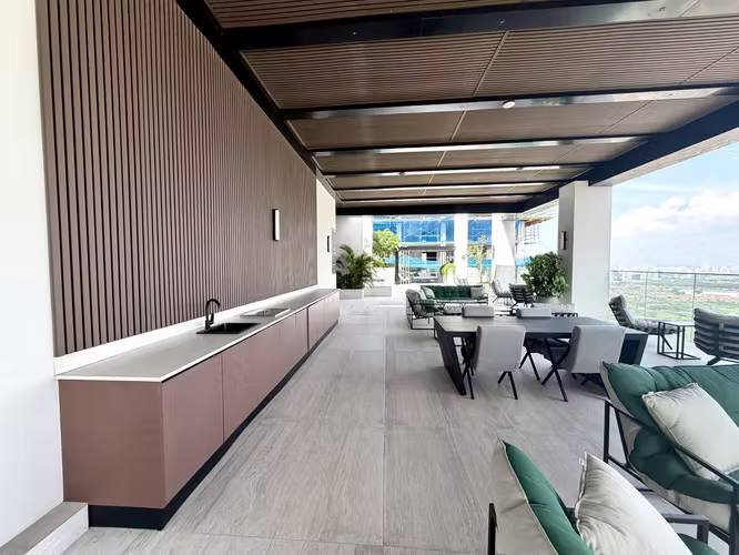 Elegante y moderno apartamento amoblado para alquiler en Santa Maria