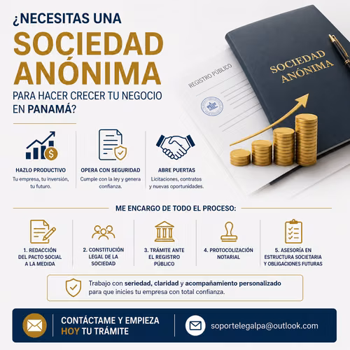 Constitución de Sociedad Anonima en Panamá