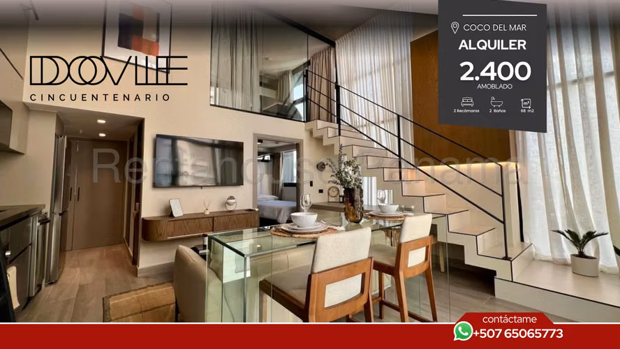 APARTAMENTO AMOBLADO COCO DEL MAR - CORNER LOFT