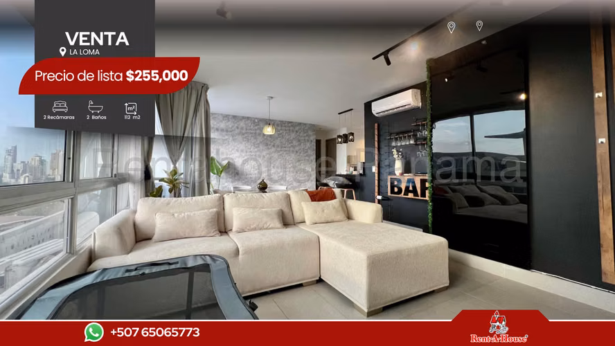 VENTA APARTAMENTO Carrasquilla/ La Loma/  Hato Pintado