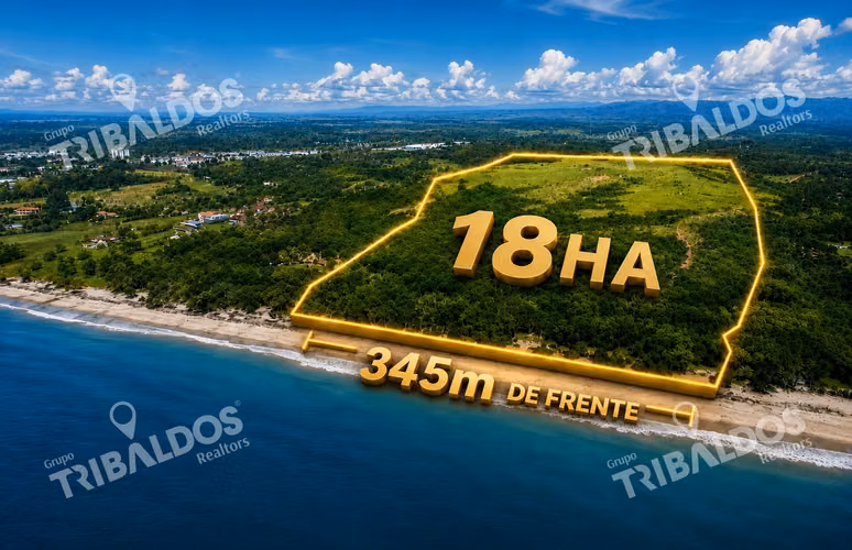 Terreno Frente al Mar en Venta en Río Hato | 18 Hectáreas | US$38/m²