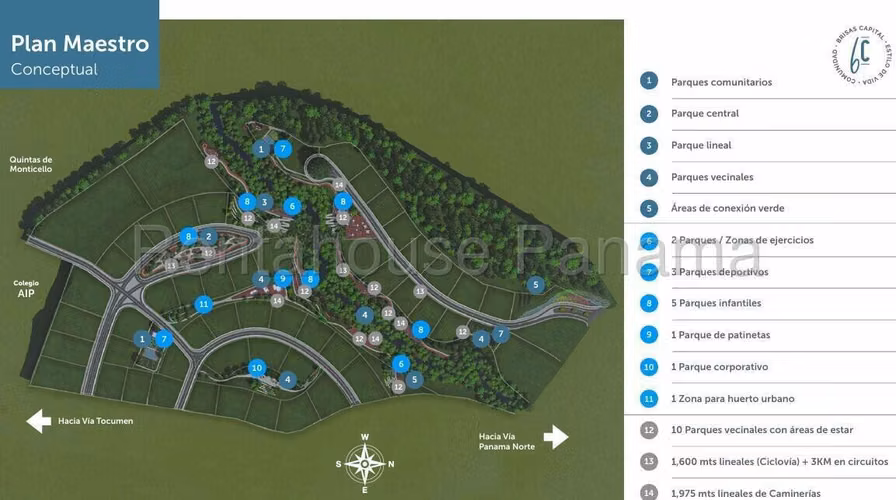 Venta de terreno plano en Avenida Principal de Brisas del golf