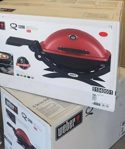 Asador a Gas Portátil Weber Q Rojo