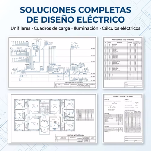 Diseño de Planos Eléctricos y Diagramas Unifilares