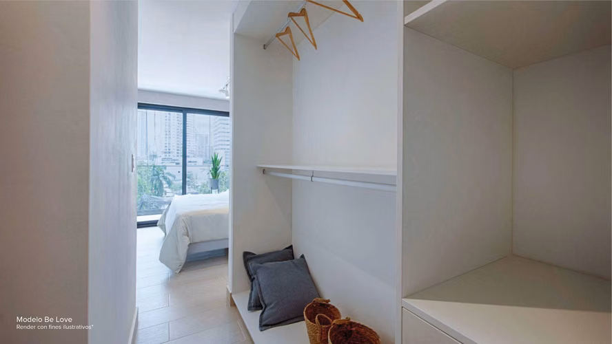 SAN FRANCISCO Airbnb 1 a 2 recamaras 47m² ha 67m² Entrega Inmediata