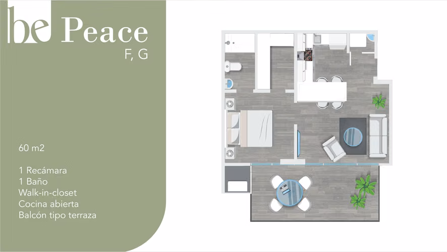 SAN FRANCISCO Airbnb 1 a 2 recamaras 47m² ha 67m² Entrega Inmediata