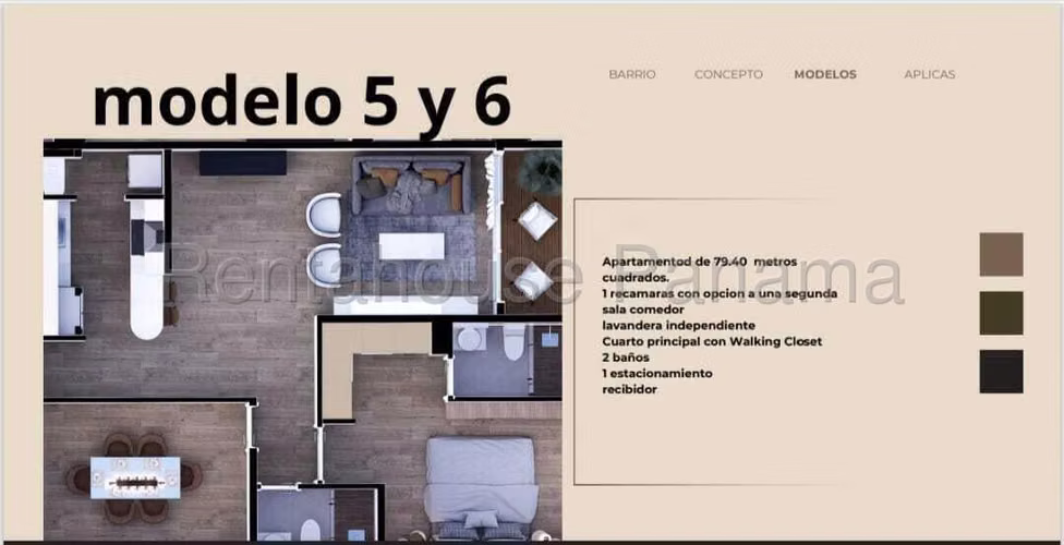 Apartamento a Estrenar en Venta en Clayton 26PPM8362