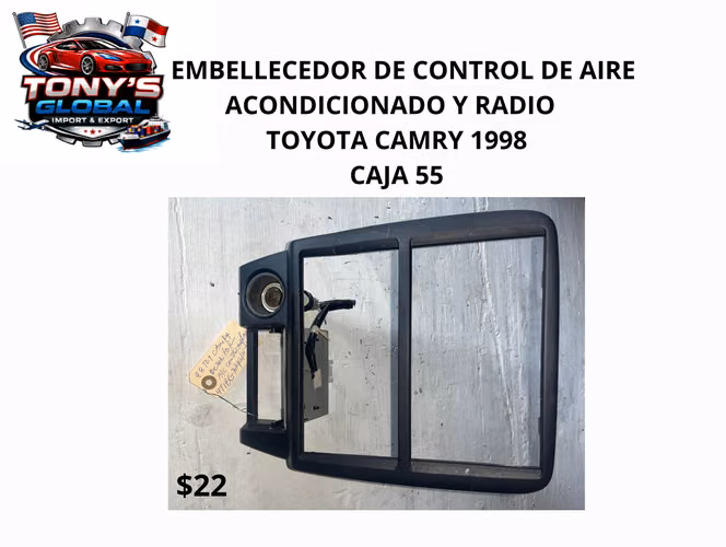 Embellecedor de Control de Aire Acondicionado y Radio Toyota Yaris