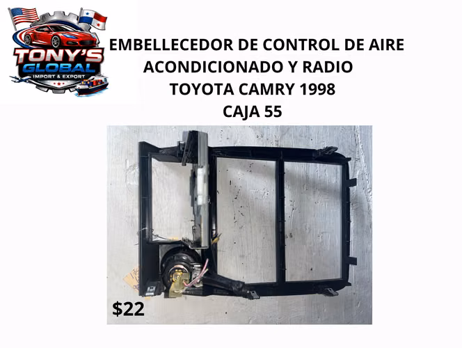 Embellecedor de Control de Aire Acondicionado y Radio Toyota Yaris
