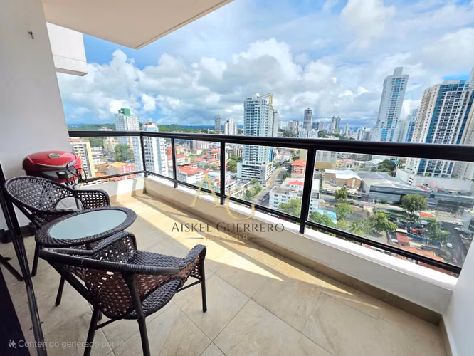APARTAMENTO AMOBLADO EN BELLA VISTA 3 RECAMARAS
