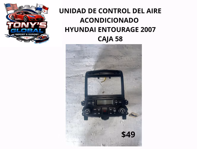 Unidad de Control del Aire Acondicionado Hyundai Entourage 2007