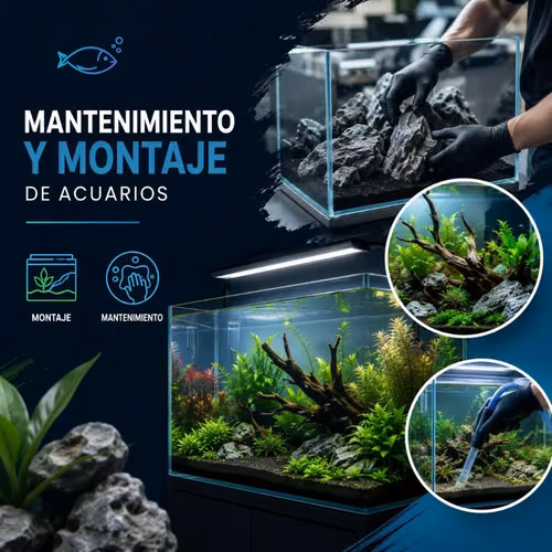 Mantenimiento y montajes de acuario