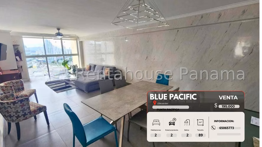 VENTA APARTAMENTO PUNTA PACIFICA - 98 M2
