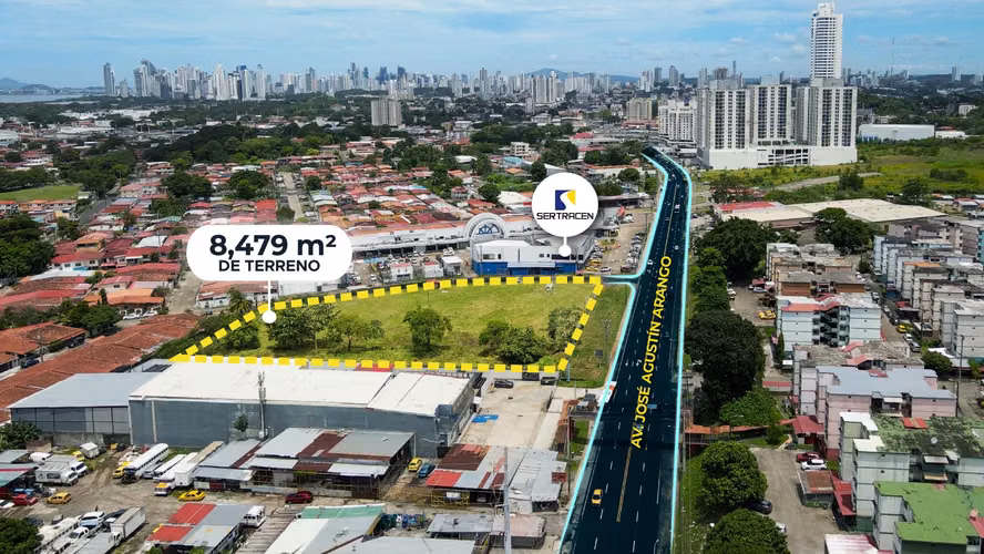 Venta de Terreno Comercial en Ave. Jose Agustin Arango