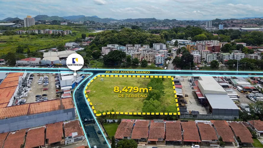 Venta de Terreno Comercial en Ave. Jose Agustin Arango