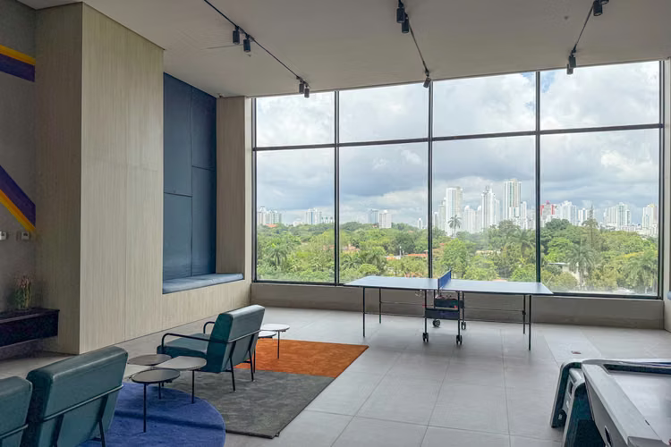Apartamento de una Recámara con Vista al Parque Omar, en Coco del Mar