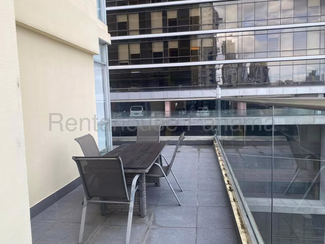 Apartamento de 97m2 amoblado en Atlapa en alquiler AMD
