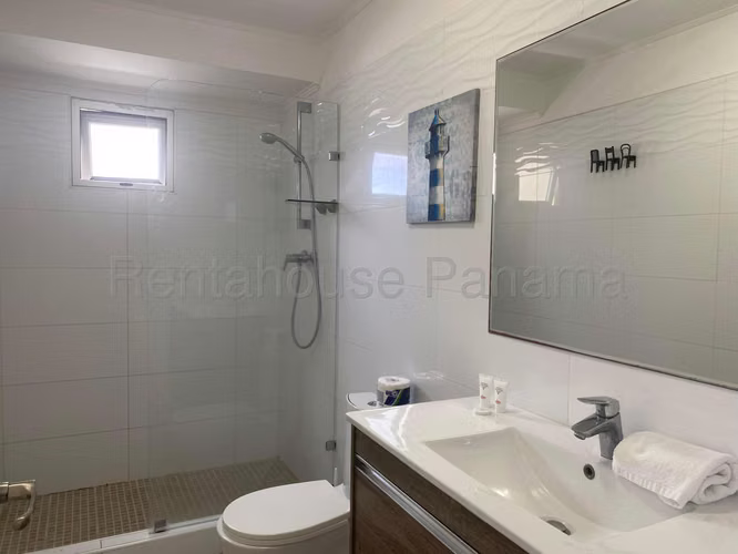 Apartamento de 97m2 amoblado en Atlapa en alquiler AMD