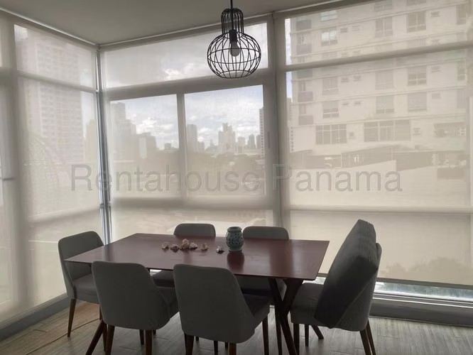 Apartamento de 97m2 amoblado en Atlapa en alquiler AMD