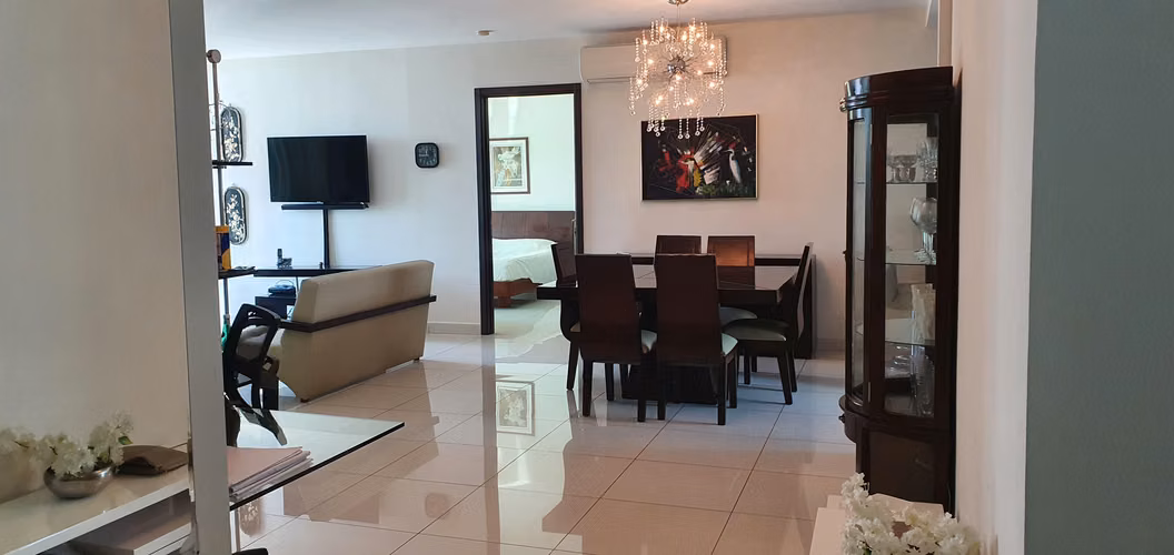 Furnished Rental: Allure, Model D, 2 bedrooms/2 bathrooms, 134 m², ocean view, unit 15D.