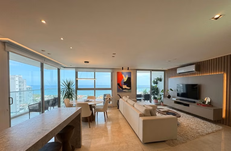 . Apartamento en Coco del mar  I con vista al mar balcón y 2 estacionamientos - Imagen 5
