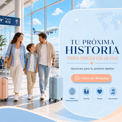  TU PRÓXIMA HISTORIA PODRÍA EMPEZAR CON UN VIAJE