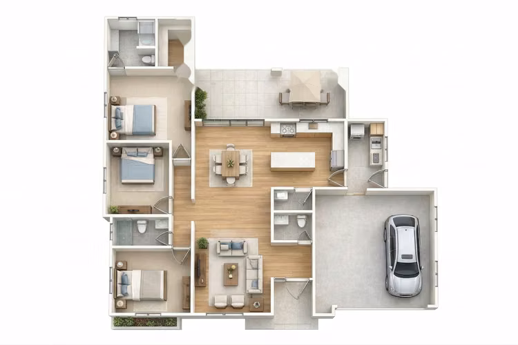 CASAS NUEVAS MODERNAS DE UN SOLO NIVEL EN COMUNIDAD CERRADA VÍA A BOQUETE