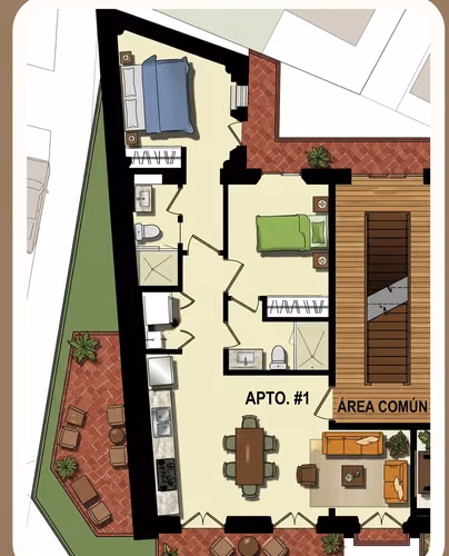 . Apartamento en Casco Viejo I amoblado I 97m² con balcón y 2 Rec - Imagen 11