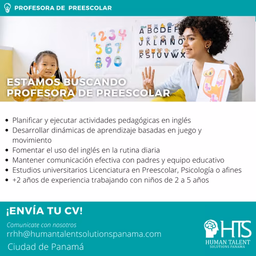 Profesora de Preescolar