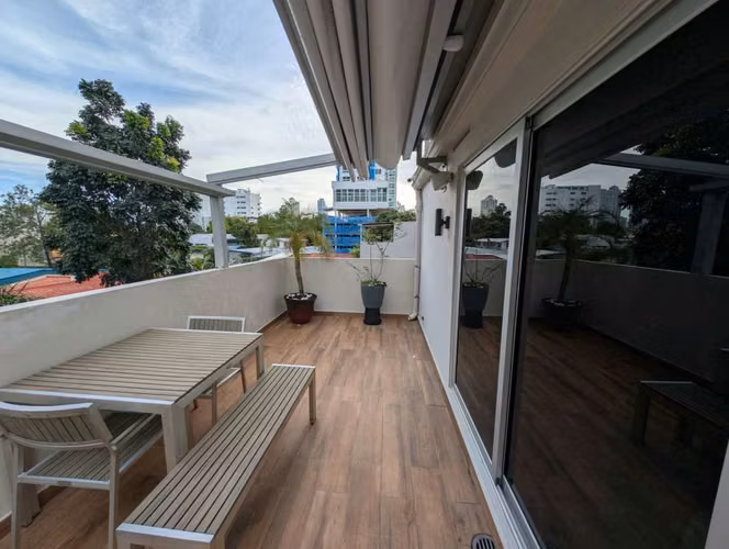 Apartamento en San Francisco I con terraza panorámica