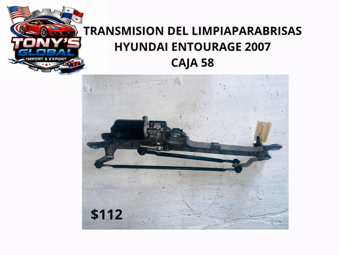 TRANSMISIÓN DEL LIMPIAPARABRISAS- Hyundai Entourage 2007