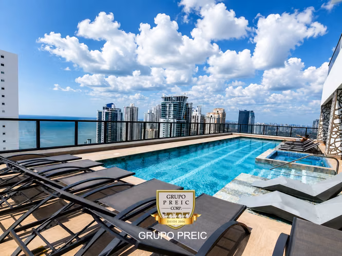 Apartamento en alquiler costa del este Ph Arcadia amoblado CC