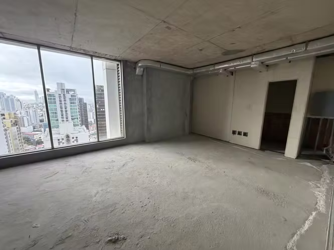 Oficina en Obarrio - obra gris- 65m2